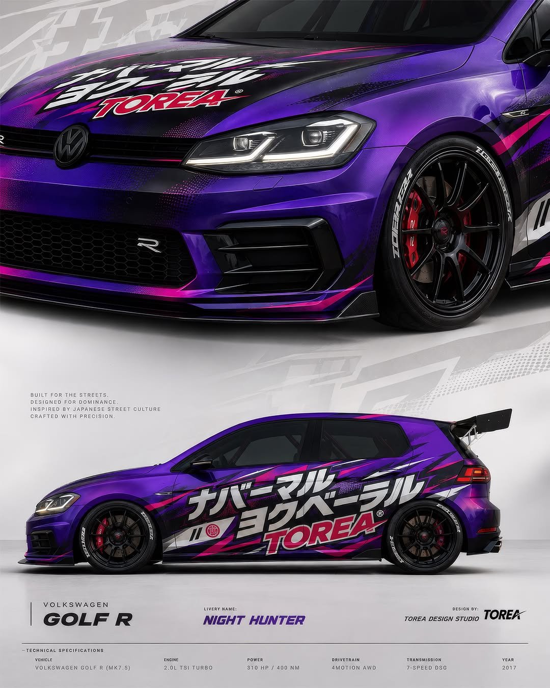 GOLF R NIGHT HUNTER livery by TOREA DESIGN